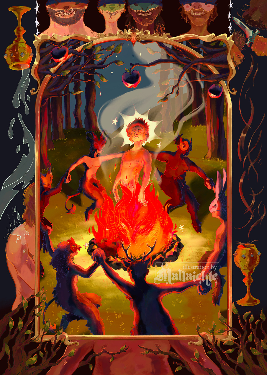 The World Beyond Zine - Page Illustration