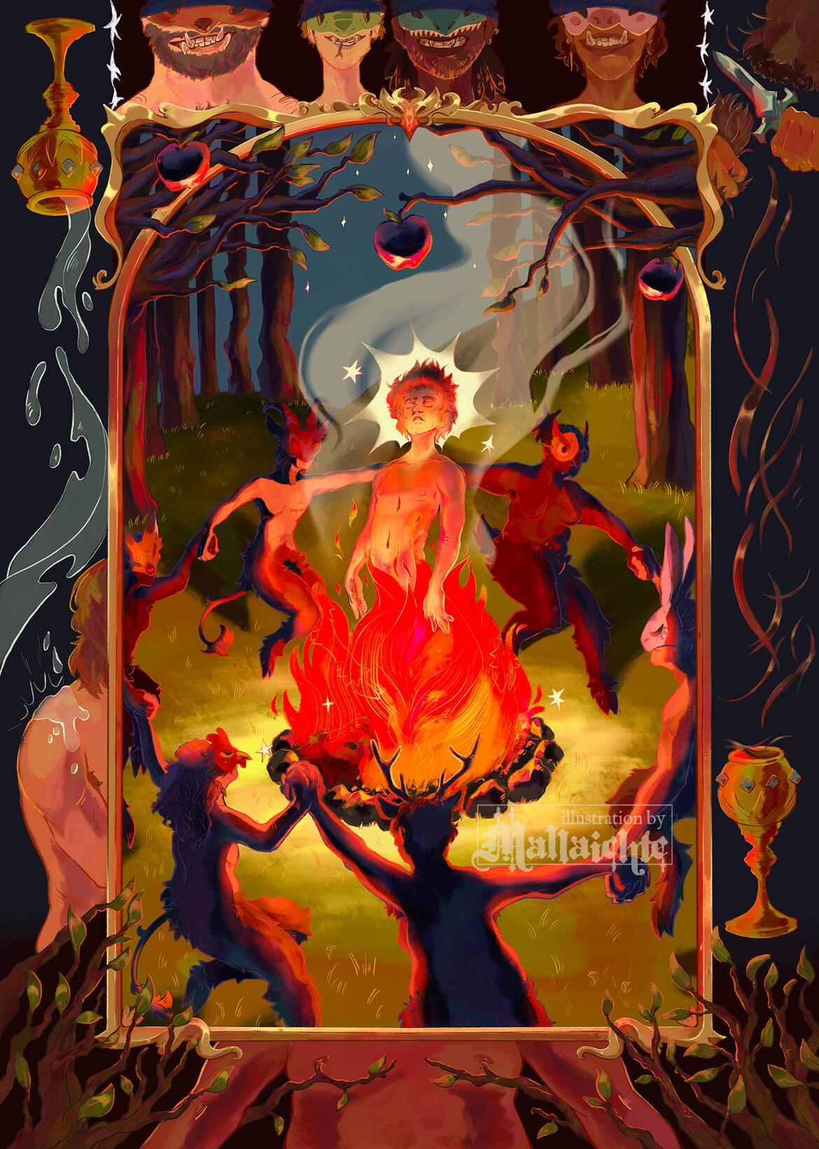 The World Beyond Zine - Page Illustration